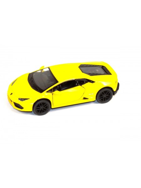 Машинка Lamborghini Huracan жовта Kinsmart (KT5382W)