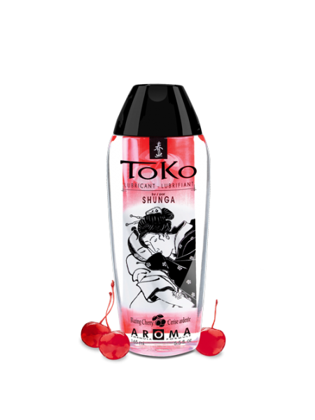 Лубрикант на водній основі Shunga Toko AROMA — Blazing Cherry 165 мл (SO2531)