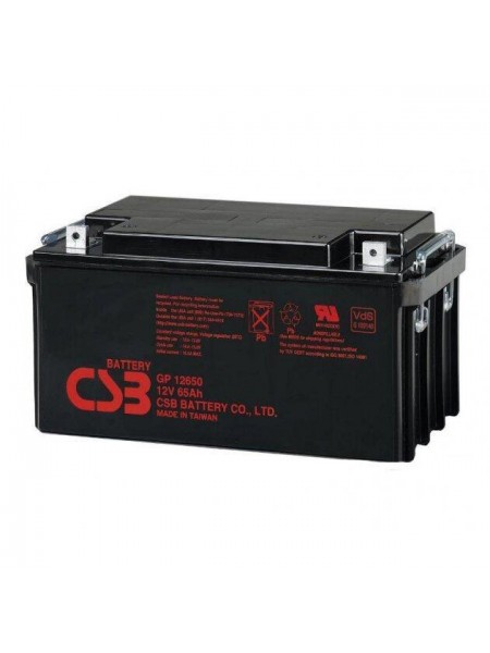 Акумуляторна батарея AGM CSB GP12650 12 V 65 Ah