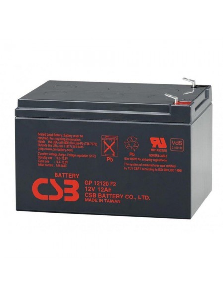 Акумуляторна батарея AGM CSB GP12120F2 12 V 12 Ah