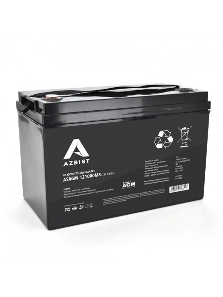 Акумуляторна батарея AZBIST Super AGM ASAGM-121000M8 12 V 100 Ah
