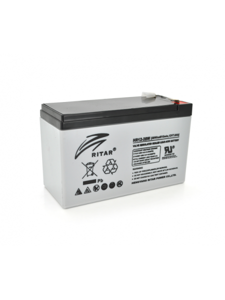 Акумуляторна батарея AGM Ritar HR1228W 12 V 7.0 Ah