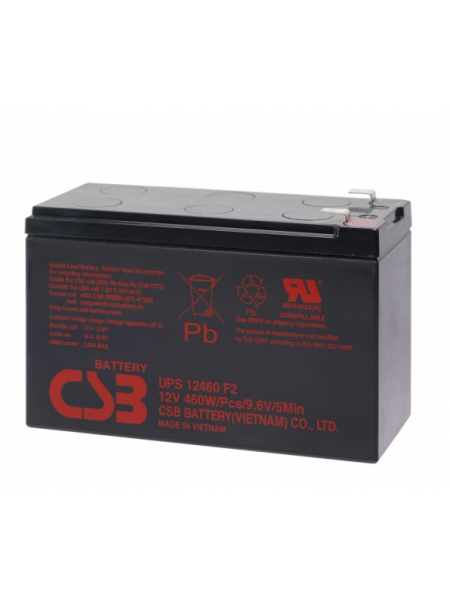 Акумуляторна батарея CSB UPS12460, 12 V 9 Ah