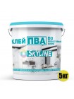 ПВА Клей міцний універсальний водостійкий D3 SkyLine 5 кг Білий