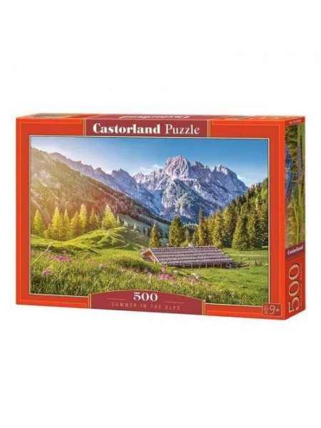 Пазли Castorland "Літо в Альпах" 500 елементів 47 х 33 см B-53360