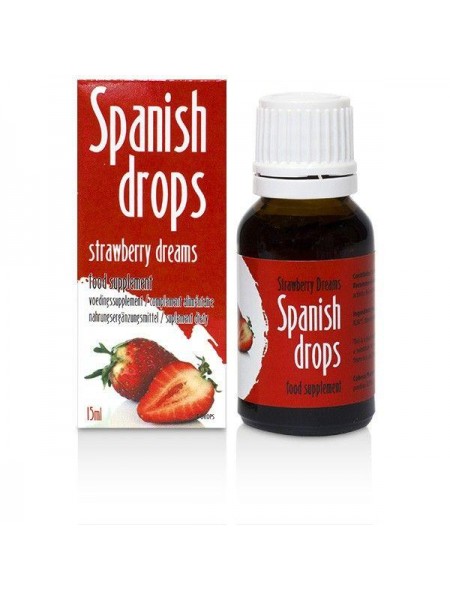 Збуджувальні краплі Cobeco Spanish Drops Strawberry Dreams 15 мл