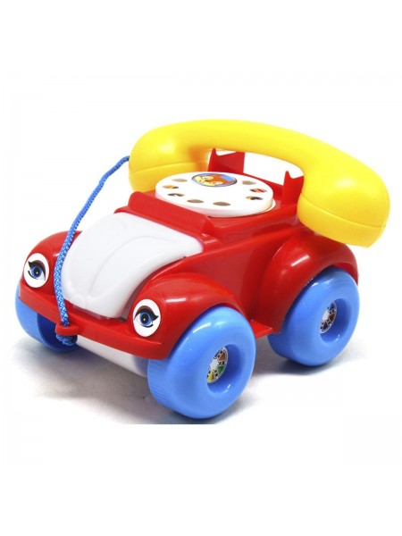 Каталка-машинка Телефон червона Максимус (5106)
