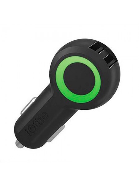 Автомобільна зарядка iOttie RapidVOLT Max Dual Port USB Car Charger for iPhones and Android Smartphones Black