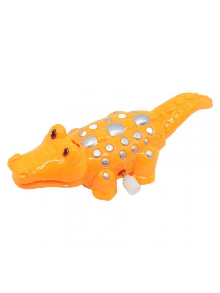 Заводна іграшка Mic Крокодил жовтогарячий (DZ18)