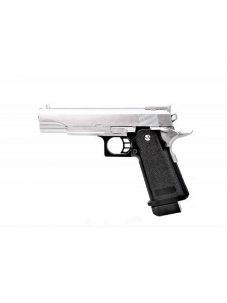 Дитячий пістолет на кульках "Colt M1911" Galaxy G6S метал срібло