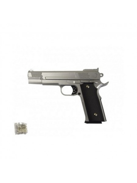 Іграшковий пістолет на кульках "Browning HP" Galaxy G20S метал сталевий