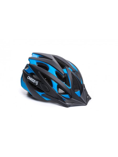 Шолом OnRide Cross матовий M 55-59 см Чорно/Блакитний