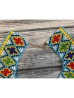 Традиційна українська силянка з бісеру HatynkaUA Necklace намисто ручної роботи (SUN999_32)