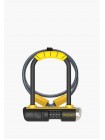 Велозамок кодовий Onguard U-lock 8015C COMBO Mini DT 90x140 Чорний з жовтим