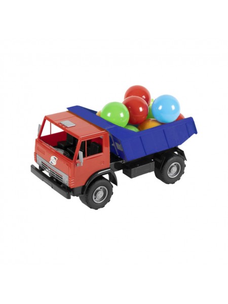 Дитяча машинка Самоскид Х2 ORION 471v2OR з кульками Синій