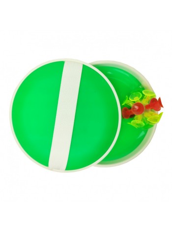 Дитяча гра "Малюшка" Metr+ M 2872 м'яч на присосках 15 см Зелений
