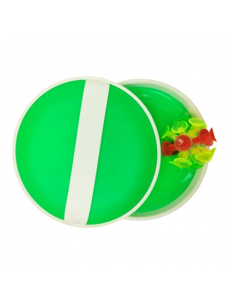 Дитяча гра "Малюшка" Metr+ M 2872 м'яч на присосках 15 см Зелений