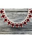 Кольє-силянка із чеського бісеру HatynkaUA Necklace намисто ручної роботи до вишиванки (SUN999_40)