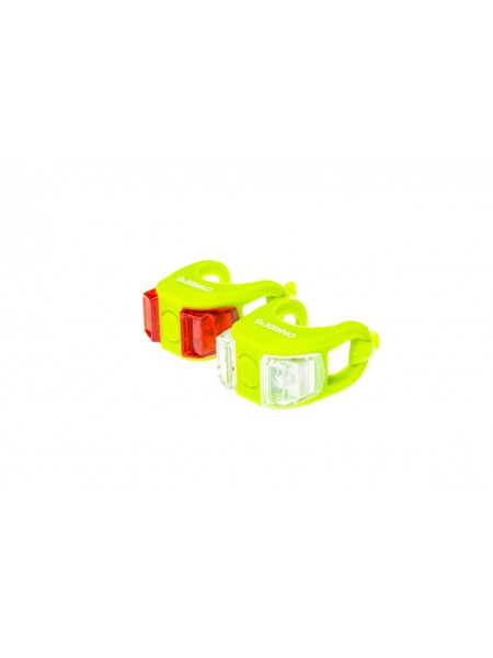 Комплект мигалок передня та задня Onride Dual Green