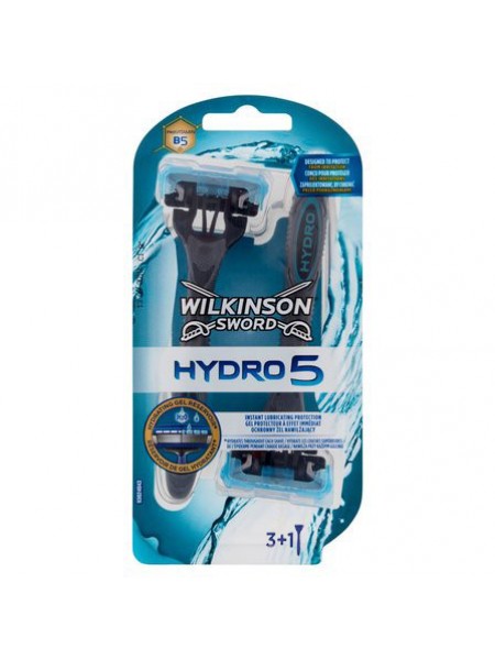 Чоловічі одноразові станки Wilkinson Hydro 5 (3+1 Free) (01613)