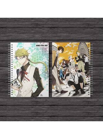 Скетчбук Великий із бродячих Псів, Допо Куніцида — Bungou Stray Dogs (8446) Fan Girl