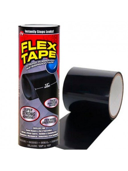 Водонепроникна ізоляційна надміцна скотч-стрічка Flex Tape 30х300 см