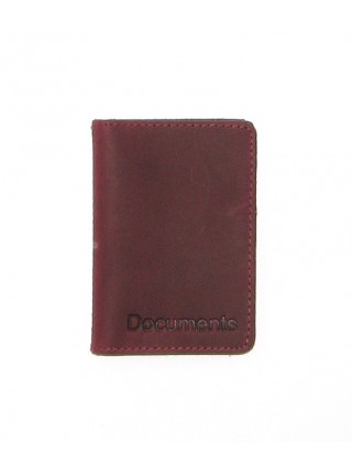 Подарунковий набір DNK Leather No2 портмоне + обкладинка на права ID паспорт 18х10х3,5 см Фіолетові