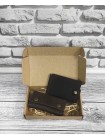 Подарунковий набір DNK Leather No5 затискач + ключниця 18х10х3,5 см Коричневий