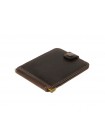 Подарунковий набір DNK Leather No6 затискач + обкладинка на права ID паспорт Коричневий 18х10х3,5 см