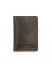 Подарунковий набір DNK Leather No6 затискач + обкладинка на права ID паспорт Коричневий 18х10х3,5 см