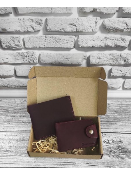 Подарунковий набір DNK Leather No13 18,0*10,0*3,5 см Фіолетовий