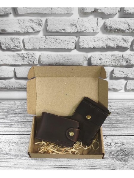 Подарунковий набір DNK Leather No16 18,0*10,0*3,5 см Коричневий