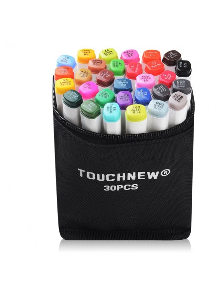 Маркери для скетчингу Touchnew 30 кольорів. Набір для анімації та дизайну