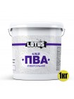 Клей ПВА універсальний Lotus 1 кг Білий