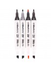 Набір скетч-маркерів Bavi BV800-36 36 кольору спиртові двосторонні маркери 15 см