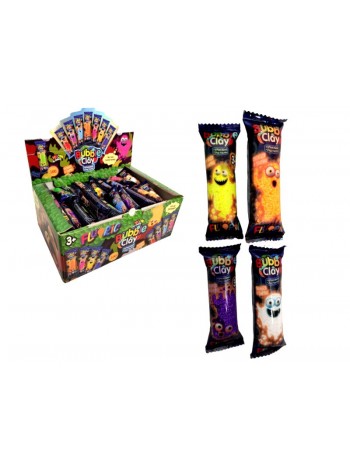 Брикет кулькового пластиліну Bubble Clay Fluoric укр Dankotoys (BBC-F-01-01U)