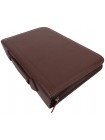Ділова папка для документів зі шкіри Portfolio Коричневий (Port1021 brown flotar)