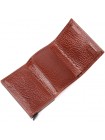 Візитниця з натуральної грубозернистої шкіри KARYA 20979 Коричневий