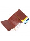 Візитниця з натуральної грубозернистої шкіри KARYA 20979 Коричневий