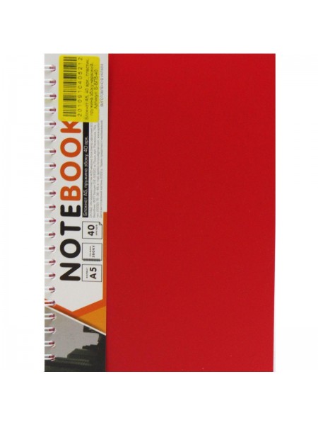 Блокнот MiC Office book A5 40 аркушів червоний (Б-БП5-40)