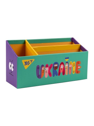 Настільний органайзер у наборі YES Stand with Ukraine картонний 4 предмети (450130)
