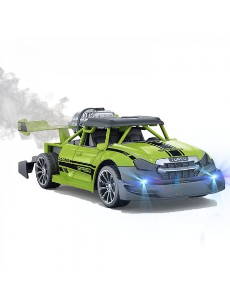 Швидкісна Машинка на Пульт Керування з LED-підсвіткою і парою на акумуляторі STORM Зелена (657)