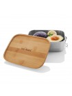 Контейнер для їжі Tatonka Lunch Box I 1000 Bamboo Сріблястий