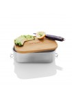 Контейнер для їжі Tatonka Lunch Box I 1000 Bamboo Сріблястий