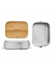 Контейнер для їжі Tatonka Lunch Box I 1000 Bamboo Сріблястий