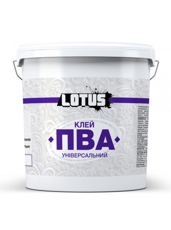Клей ПВА універсальний Lotus 5 кг Білий