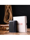 Візитниця з натуральної грубозернистої шкіри KARYA 20980 Синій