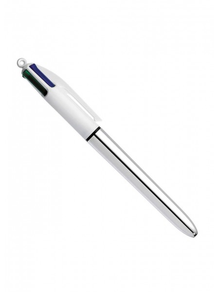 Кулькова ручка BIC 4 Colours Shine Silver 1 мм (3086123310384)