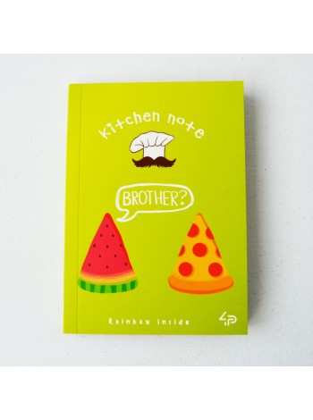 Блокнот 4Profi "Artbook Rainbow" Kitchen Note" pizza 48 аркушів формат А6 901241