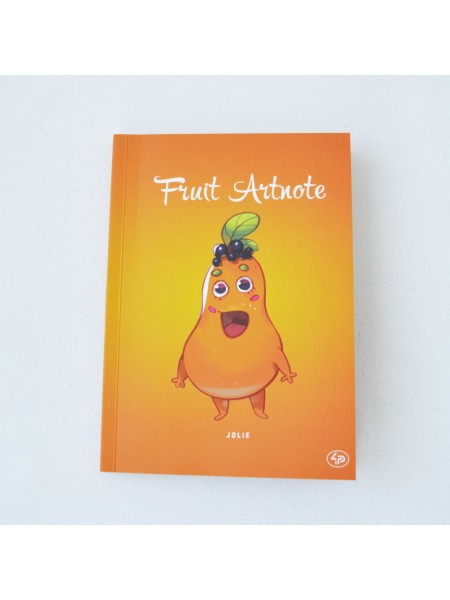 Блокнот 4Profi "Fruit artnote"Jolie" papaya 64 аркуші формат В6 902873